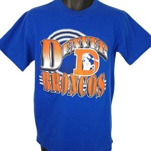 Denver Broncos T Shirt Vintage 90s NFL Football Made In USA Mens Size Medium